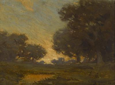 Nocturnal Moon, 1911 Artwork by Granville Redmond