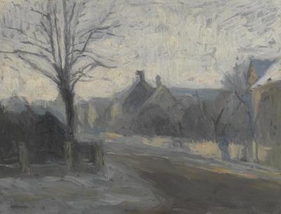 Winter Day Artwork by Armin Hansen