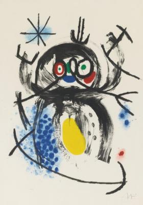 L'automobiliste A Moustaches Artwork by Joan Miró