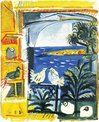 The Pigeons Artwork by Pablo Picasso
