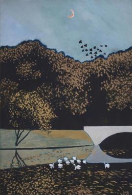 Cygnes Au Clair De Lune Artwork by Leon Spilliaert