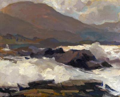 Stormy Sea Artwork by Armin Hansen