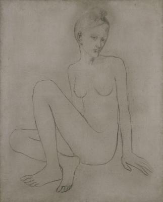Madeleine Nue (nude With Crossed Legs) Artwork by Pablo Picasso
