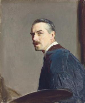 George Spencer Watson(1869-1934),self-portrait Artwork by George Spencer Watson