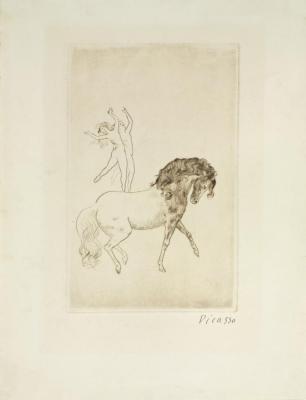 At The Circus Artwork by Pablo Picasso