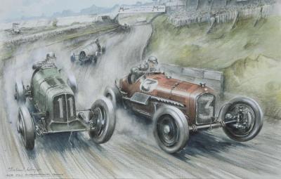 1938 Jcc International Trophy Artwork by Michael Wright