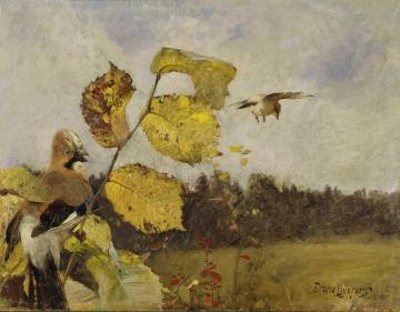 Jays Artwork by Bruno Liljefors