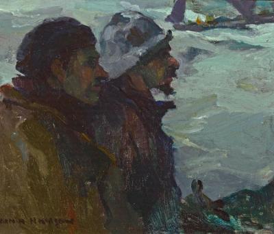 Men Of Dogger Bank Artwork by Armin Hansen