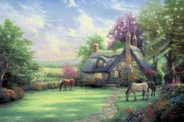 A Perfect Summer Day Artwork by Thomas Kinkade