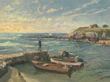 Caesarea Artwork by Thomas Kinkade