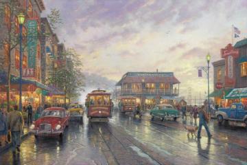 City By The Bay Artwork by Thomas Kinkade