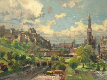 Edinburgh Scotland Artwork by Thomas Kinkade