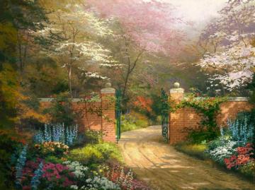 Gate Of New Beginnings Artwork by Thomas Kinkade