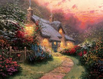 Glory Of Evening Artwork by Thomas Kinkade