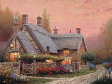 Mckenna Cottage Artwork by Thomas Kinkade