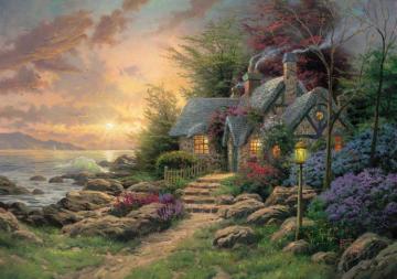 Seaside Hideaway Artwork by Thomas Kinkade