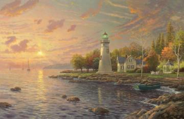 Serenity Cove Artwork by Thomas Kinkade