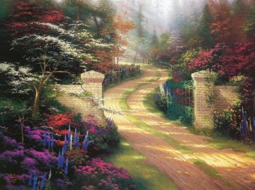 Spring Gate Artwork by Thomas Kinkade