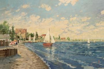 Summer Breeze Artwork by Thomas Kinkade