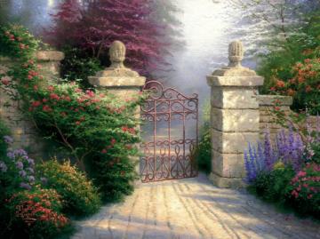 The Open Gate Artwork by Thomas Kinkade