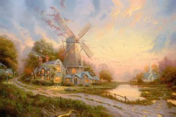 The Wind Of The Spirit Artwork by Thomas Kinkade