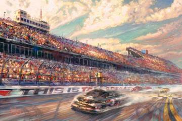 This Is Talladega Artwork by Thomas Kinkade