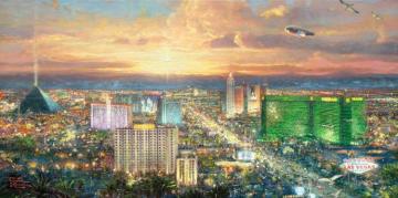 Viva Las Vegas Artwork by Thomas Kinkade