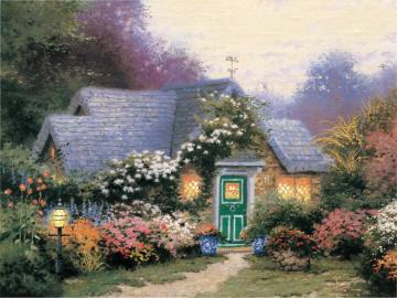Weathervane Hutch Artwork by Thomas Kinkade