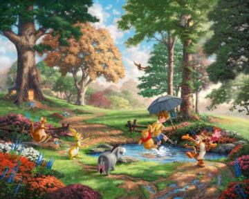 Winnie The Pooh I Artwork by Thomas Kinkade