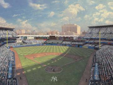 Yankee Stadium Artwork by Thomas Kinkade