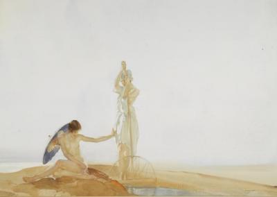 Daughters Of The Morning Artwork by Sir William Russell Flint