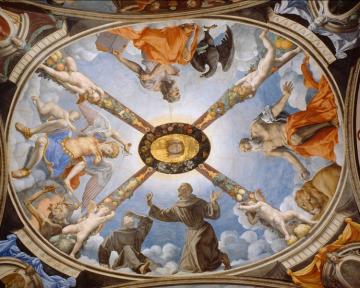 Ceiling Of The Chapel Of Eleonora Of Toledo Artwork by Agnolo Bronzino