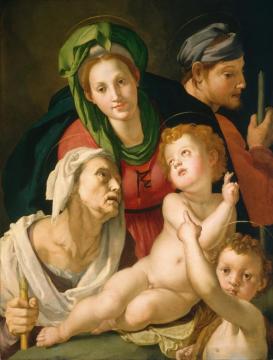 The Holy Family Artwork by Agnolo Bronzino
