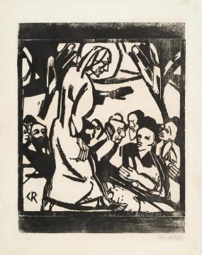 Bergpredigt 1916 Artwork by Christian Rohlfs
