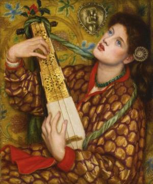 A Christmas Carol Artwork by Dante Gabriel Rossetti