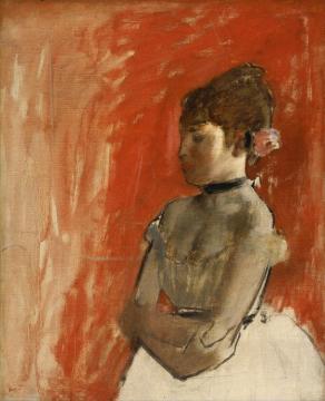 Ballet Dancer With Arms Crossed Artwork by Edgar Degas