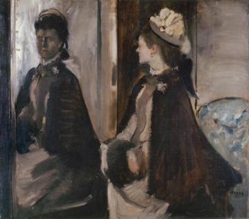 Madame Jeantaud Au Miroir(mrs Jeantaud In The Mirror) Artwork by Edgar Degas