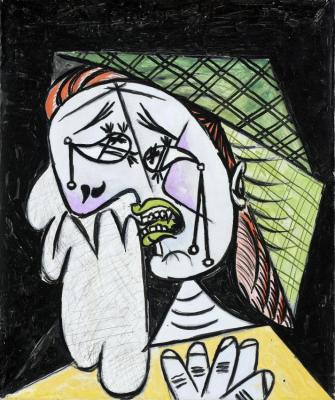 Weeping Woman With Handkerchief Artwork by Pablo Picasso