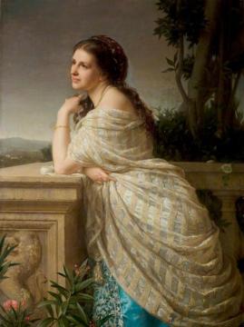 Miss Helen Faucit (1814-1898), Actress Artwork by Rudolf Lehmann