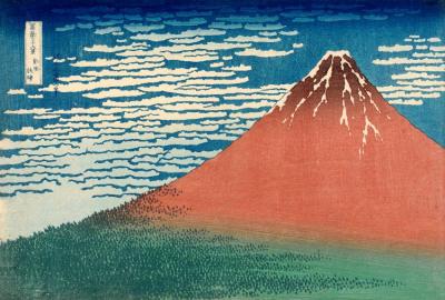 Fine Wind,clear Weather Artwork by Katsushika Hokusai