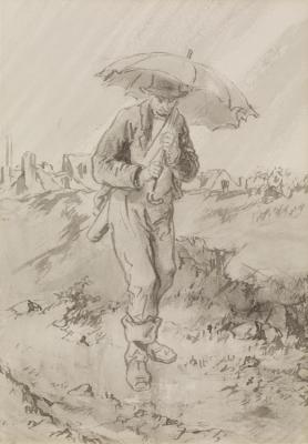 The Twelve Months, February,1866 Artwork by Paul Gavarni