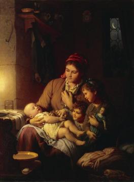 BrÜderchen SchlÄft Artwork by Johann Georg Mayer von Bremen