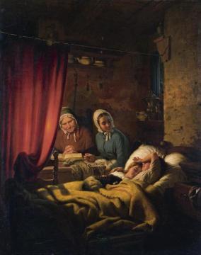 Der HÄusliche Friede Artwork by Johann Georg Mayer von Bremen