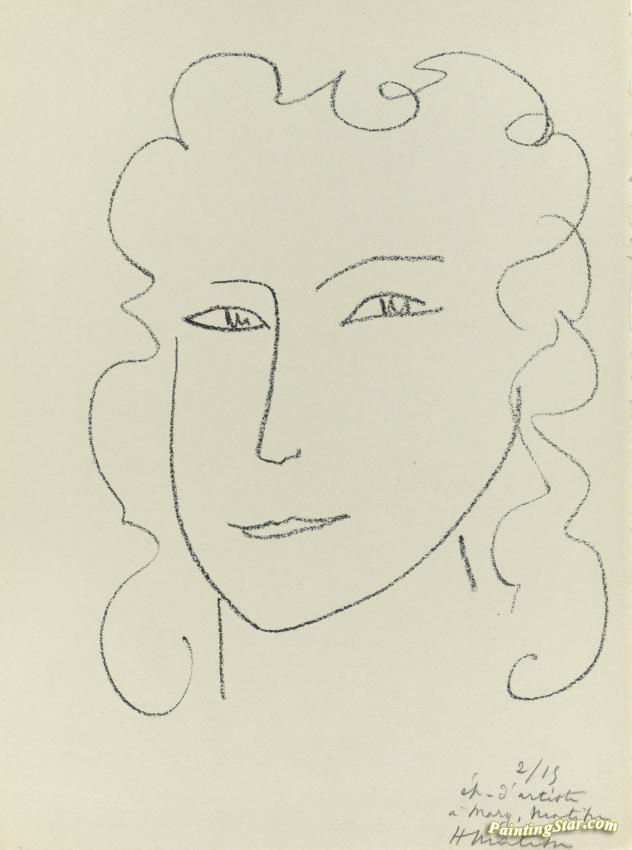 Marguerite I,1945 Artwork by Henri Matisse