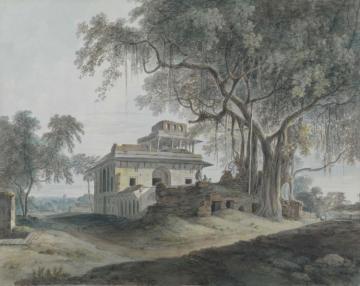 Ruins Of The Naurattan, Sasaram Bihar I Artwork by Thomas Daniell