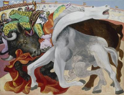 Bullfight - Death Of The Bullfighter Artwork by Pablo Picasso