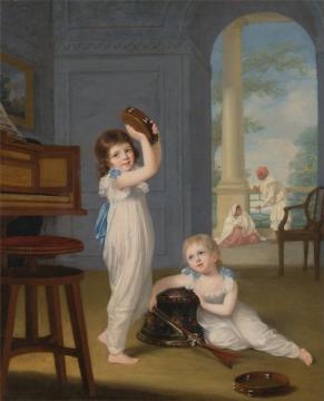 Emily And George Mason Artwork by Arthur William Devis