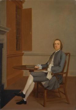 An Unknown Man Seated At A Table Artwork by Arthur Devis