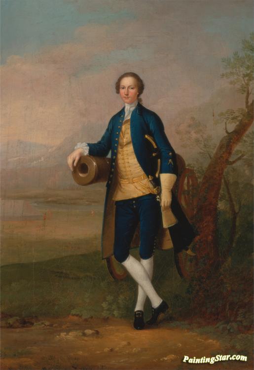 Gentleman With A Cannon Artwork by Arthur Devis
