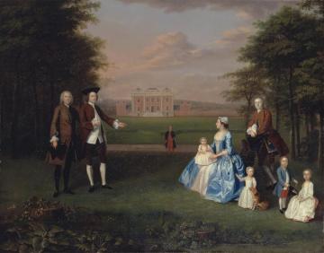 Robert Gwillym Of Atherton And His Family Artwork by Arthur Devis
